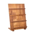 thumbnail image 1 of Expositor de pendientes con forma de tarjeta, muestra de puntas de uñas, estante rústico de madera para joyas 30cmx14cmx39cm, 1 of 9