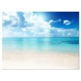 thumbnail image 2 of Design Art - Sable de la Plage dans la Mer Bleue des Caraïbes, 2 of 3
