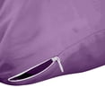 thumbnail image 2 of New Evolive Soft Brushed Premium Microfiber Body Pillow Cover 21"x54" Pillowcases with Zipper Closure Set of 2 （Dusty Lavender), 2 of 4