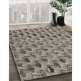 thumbnail image 3 of Ahgly Tapis Rond Lavable en Machine Intérieur Transitionnel Argent Rose, 7 Pieds Rond, 3 of 7