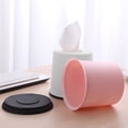 thumbnail image 4 of Hxoliqit Simple Household Round Paper Box Plastic Tissue Box Suitable For Kitchen Restaurant Bathroom Bathroom Home(Multicolor) Storage Box Kitchen Gadgets, 4 of 9