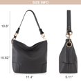 thumbnail image 4 of Bolso Hobo Montana West MWC-128BGY de cuero vegano para mujer, 4 of 7