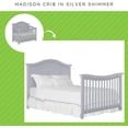thumbnail image 4 of Full-Size Conversion Kit Bed Rails for Evolur Cribs (Silver Shimmer), 4 of 5