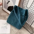 thumbnail image 4 of Bolso de hombro para niñas Macarena monedero de paja azul, 4 of 8