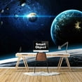 thumbnail image 2 of IDEA4WALL 6pcs Planets of Solar System Peel and Stick Wallpaper Removable Wall Murals Large Wall Stickers for Home Decoration, 100"x24", 2 of 4