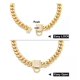 thumbnail image 5 of Collar De Cadena De Oro Para Perro Con Hebilla Segura Con Pi, 5 of 6
