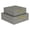 Gray, variant on Home Decorative Lusan Gray Faux Shagreen Square Storage Box Set