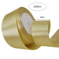 thumbnail image 6 of Soumake 1 Roll 22M 4Cm Wide Satin Wedding Ribbon Roll Gift Wrapping Bouquets Bow Making Decoration Home Decor, 6 of 8