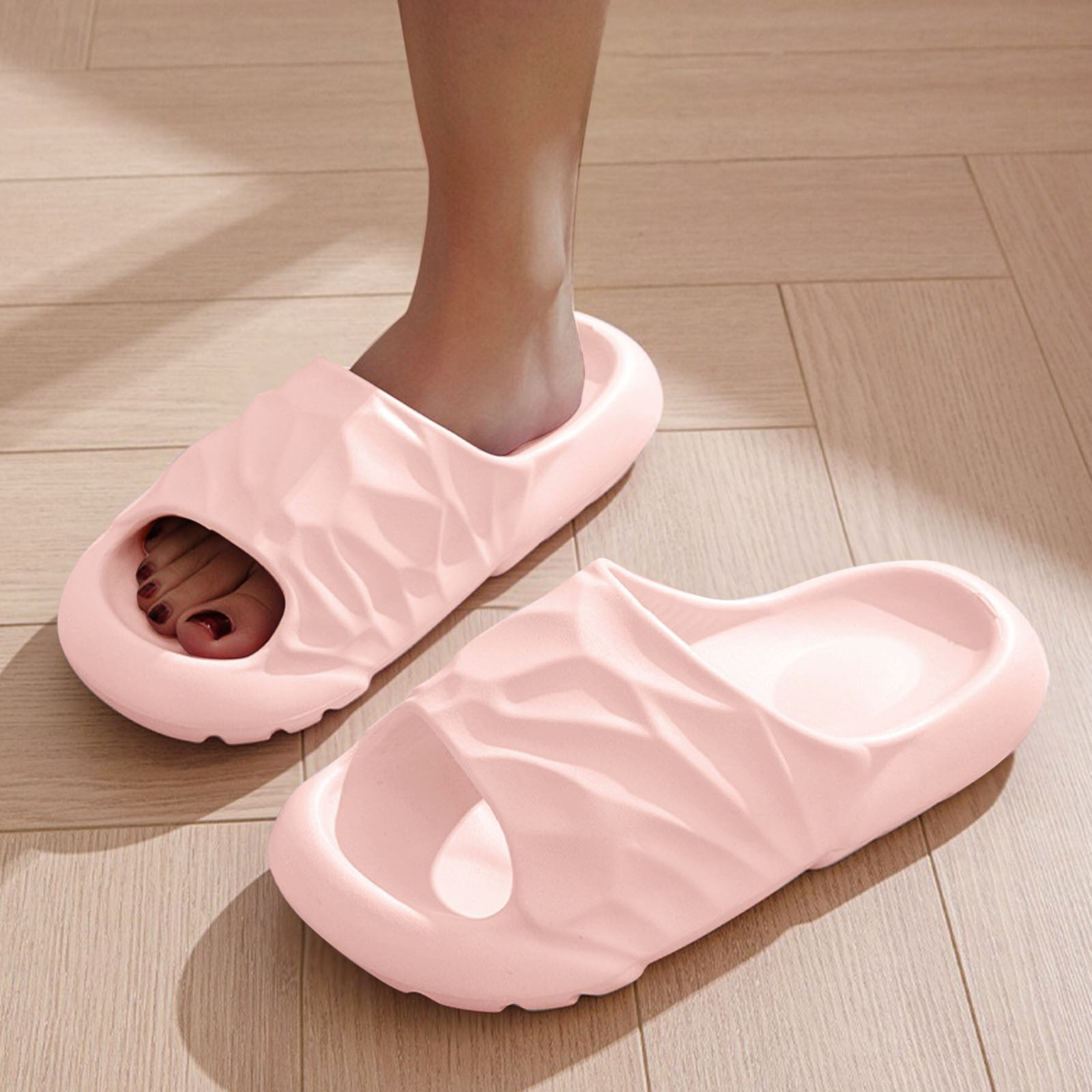 yeezy slippers pink