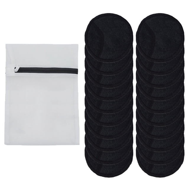 Discos desmaquillantes reutilizables, discos de algodón y bambú ecológicos para tónicos y exfoliantes, incluye bolsa lavable para lavar y guardar, 10 unidades