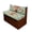 Calf and Floral Pattern, variant on XYZCANDO Cow Sunflower RV Dinette Cushion Covers Breathable Camper Cushion Covers, Comfortable, Suitable for Booth Travel Trailer, Fit for Sofa Booth Seats