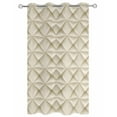 thumbnail image 2 of nqOlkjepod Outdoor Curtains for Patio Waterproof, Beige Geometric Outdoor Privacy Panels Grommet, Simplistic Chic Rustic Hexagon Pattern Blackout Outside Curtains for Porch/Cabana 54"x84", 1 Panel, 2 of 8
