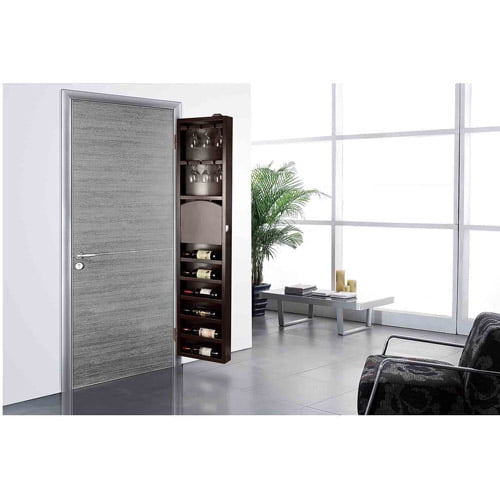 Cabidor Wine Steward Behind The Door Wine Bar Espresso Walmart Com