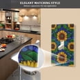 thumbnail image 5 of Yayeee Duplex Wall Plate 1-Gang 4.5"x2.7" Home Receptacle Light Switch Decorative Outlet Cover, Blue Art Sunflowers, 5 of 7