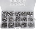 thumbnail image 4 of Oubit Self Tapping Screws,180Pcs M3 M4 M5 Hardware Accessory Stainless Steel Screws Time-Tested Durability, 4 of 9