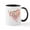 White/Black Inside, variant on CafePress - Snoopy Surfin Sweetie Mugs - 11 oz Ceramic Mug - Novelty Coffee Tea Cup