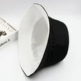 thumbnail image 2 of COCOpeaunt Double-sided Wearing Cap Solid Color Bucket Hat Men Women Sun Hat Reversible Fisherman Hat Summer Panama Cap Sun Fishing Gorros, 2 of 6