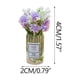 thumbnail image 3 of CaiYueKe Mini Car Flower Vase Ornament Auto Interior Decor Dashboard Center Console Adhesive Fresh Floral Accessories for Women Men Car Vehicles, 3 of 6