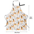 thumbnail image 5 of Uemuo Cute Dog Pattern Waterproof Apron Adjustable Dishwasher Apron- Apron for Women Men Heavy Duty Work Apron for Dishwashing Chemical Lab, 5 of 9