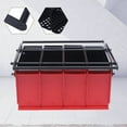 thumbnail image 3 of Briquettes Press, Paper Log Briquette Maker, 4 Grid Manual Paper Brick Press, Efficient Water Extraction, Eco-Friendly Fuel Block Maker from Recycled Paper, for Fireplace and Stove, 3 of 12
