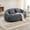 Gray, variant on GIKPAL 2-Seater Bean Bag Chair for Adults, Oversized Lazy Sofa with Memory Foam Filler, Spacious Plush Teddy Fabric Bean Bag Couch with Armrests for Living Room & Bedroom, Coffee