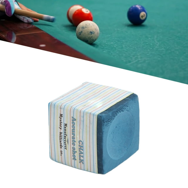 Billiard Blue Professional Pool Cue Chalk Strong Adhesion Dustproof Billiard Cue Chalk for Sports