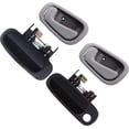 thumbnail image 2 of CCIYU Door Handles fit for 1998-2002 for Toyota Corolla Exterior Interior Driver Side(4pcs), 2 of 3