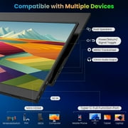 BIGASUO 15.6'' 1080P FHD Travel Mini Screen, Ultra-Slim HDMI HDR IPS Gaming Monitor for Laptop, PC, Xbox, PS4/5
