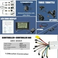thumbnail image 4 of Bike Kit de Conversión Eléctrica con Batería de 24 Ah 700C Kit de Conversión de Bicicleta Eléctrica de 29 Pulgadas Rueda de Motor de Cubo Trasero sin Marchas de 48V 2000W, 4 of 10
