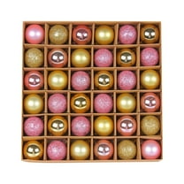 christmas decorations Christmas ball decorations, 30mm shatter-resistant Christmas tree pendants, 36 pieces per package