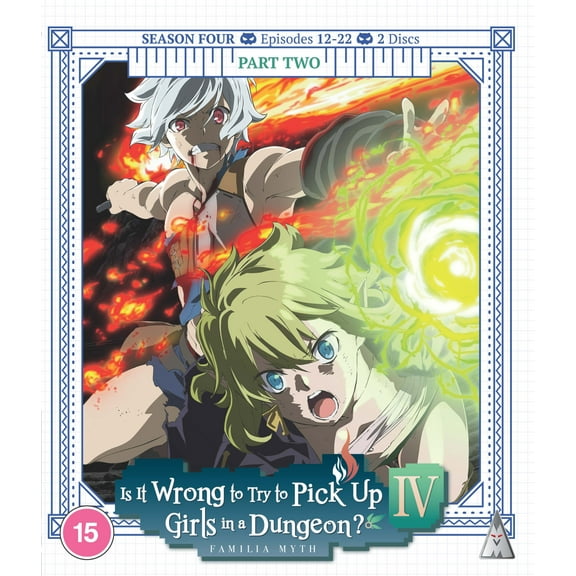 Is It Wrong to Pick Up Girls in a Dungeon? S4 Pt2 (Blu-ray) Hideki Tachibana