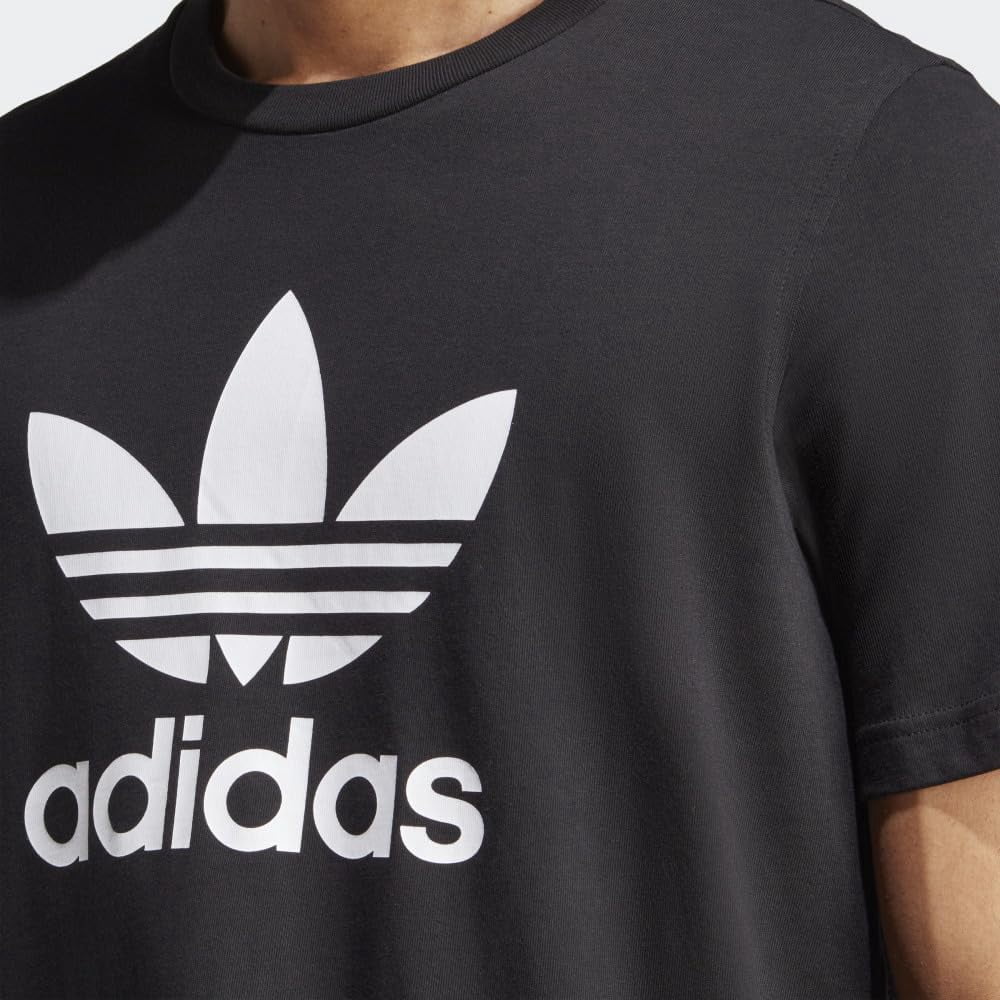 adidas Originals Men's Adicolor Classics Trefoil T-Shirt, Black, Large