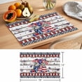 thumbnail image 6 of Independence Day Placemats Set of 12, Red Blue Flower American Flag Non-Slip Place Mats Washable Table Mats for Kitchen Dining Table Decorations Indoor/Outdoor, 6 of 9