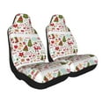 thumbnail image 2 of Yiaed Snowflakes Santa Claus Print Car Seat Covers,Universal Auto Seats Protector Fits for Car,SUV Sedan,Truck,Automotive Seat Covers & Accessories-1, 2 of 9