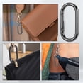thumbnail image 5 of Duslogis 6 Pcs Carabiner Clips Locking Carabiners Aluminum Heavy Duty Chain Connector Keychain Snap Bag Hook for Climbing Outdoor Camping Fishing Hiking Securing Pet Home Hammock, Black, 5 of 7