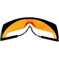 HQRP Orange Lenses UV Protection Safety Glasses for Yard work, Lawn