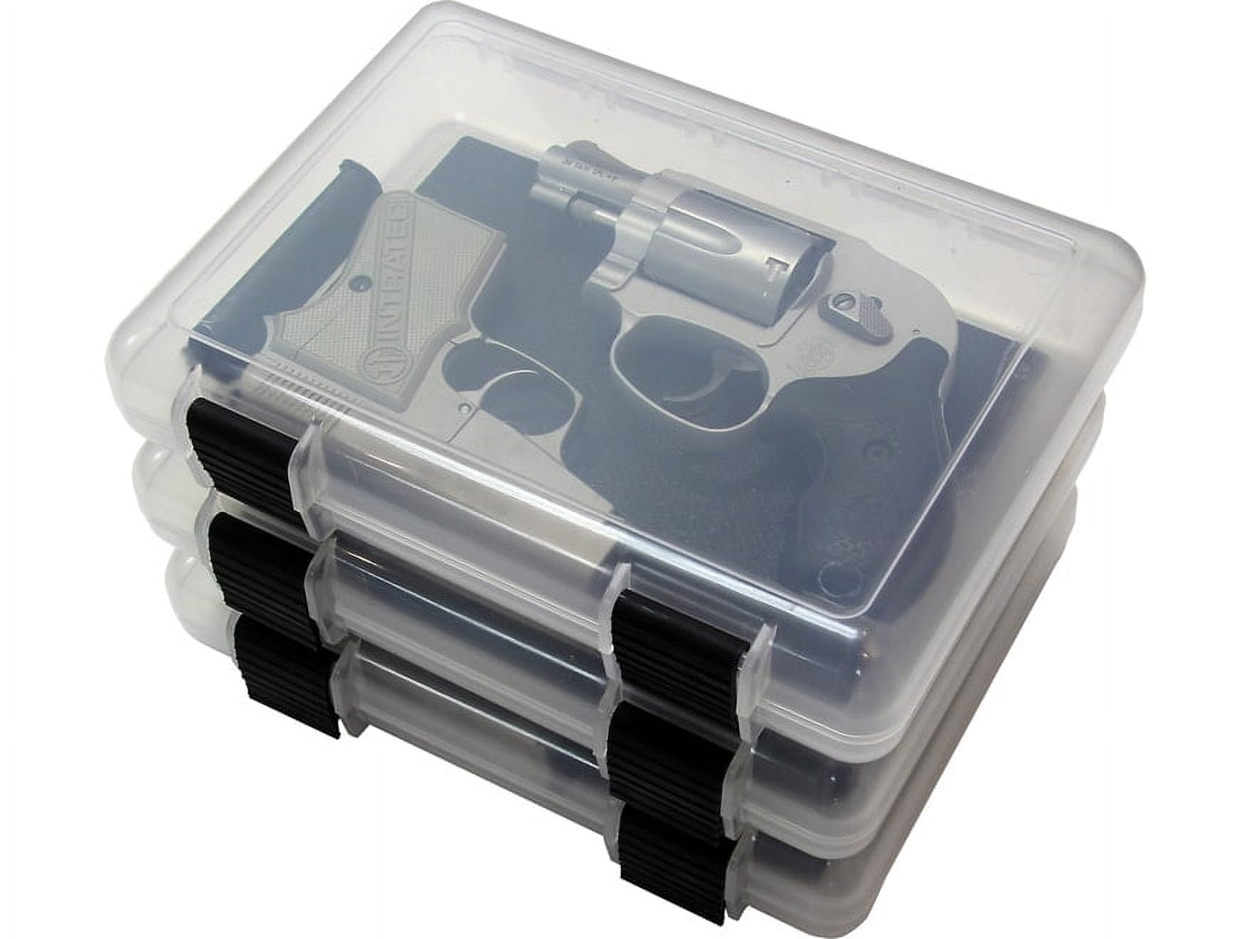 MTM In-Safe Pistol Storage Case 3pk 9" Polymer Clear