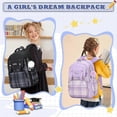 thumbnail image 2 of Girls Backpack, Ideal School Backpack for Girls from Elementary to Teen Years, Kawaii Bookbag Cute Large Capacity, 2 of 5