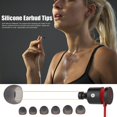 thumbnail image 3 of 36pcs Silicone Earbud Tips Soft Lightweight Replacement Earplugs for Inner Hole From 4.5mm‑6.0mm Earphones, 3 of 4