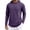 Purple, variant on WRFWUL Mens Long Sleeve Hooded Shirts Casual Solid Sun Protection Shirtss Lightweight Athletic Workout Tops