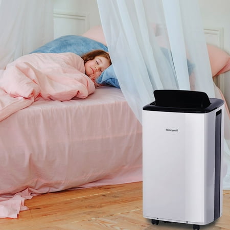 Honeywell - 10,000 BTU Smart Wi-Fi Portable Air Conditioner - Silver