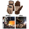 thumbnail image 4 of Guantes de trabajo Guantes de jardinería Mitones Resistentes a pinchazos Reutilizables Protección de manos para XXL, 4 of 6