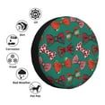 thumbnail image 4 of Gukieu red and green bow tie Print Car Tire Cover, Adjustable Waterproof and Dustproof Tire Protection Cover, Suitable for SUV, Truck, Van-15 inch, 4 of 6