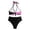 a-106Hot Pink57, variant on Womens Striped Color Block Halter Wrap Bikini Top High Waisted Brief Bottom Two Piece Swimwear Set For Beach Days Pool Parties Summer Vacations C欧洲游Swimwear