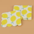 thumbnail image 4 of 16 servilletas de papel desechables con diseño de limón dorado, ideales para fiestas, carnavales y festivales (25 x 25 cm), 4 of 7