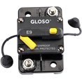 thumbnail image 2 of 40A Breaker Support de Surface Standard 1/4” Goujon Diagonal Étanche IP67 Marine RV Camion Disjoncteur Hi-Amp (40A), 2 of 5
