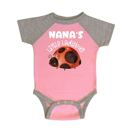 

Inktastic Nana s Little Ladybug Gift Baby Boy or Baby Girl Bodysuit