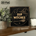 thumbnail image 5 of 2D Flat - Halloween Welcome Door Sign Decor, Happy Halloween Front Door Sign for House Home Porch, Happy Halloween Witch Decoration, Sup Withces, 5 of 9