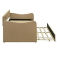 thumbnail image 3 of Furniture of America Knolt Fabric Twin Daybed with Trundle in Brown, 3 of 10