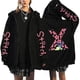 thumbnail image 1 of Sudaderas de los 90 Sudaderas con capucha con cremallera para mujer Sudadera con capucha con letras lindas de Disney Lilo & Stitch Chaquetas con cremallera Ropa de calle para, 1 of 1